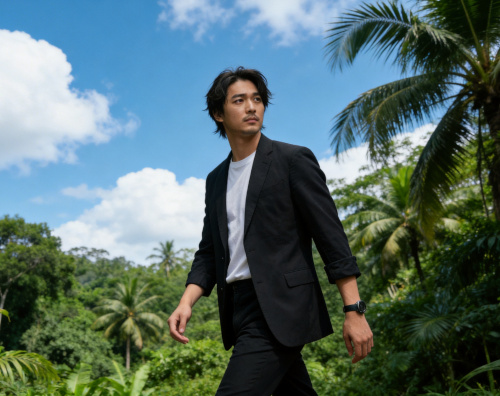 去背景改背景 - 效果图