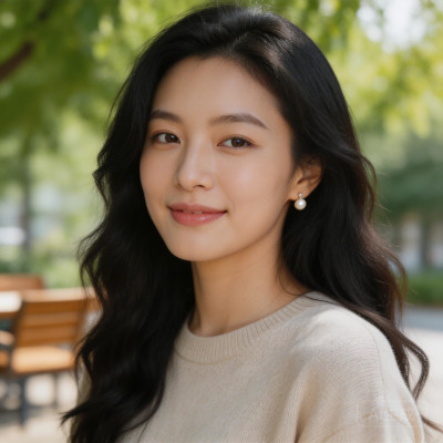 改变发型颜色 - 原图